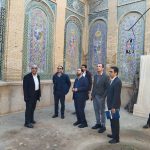 بازدید از شهاب طلایی از بناهای تاریخی شهر شیراز
