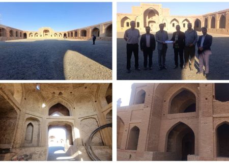 کاروانسرای زعفرانیه سبزوار جهت مرمت به سرمایه‌گذار تحویل شد