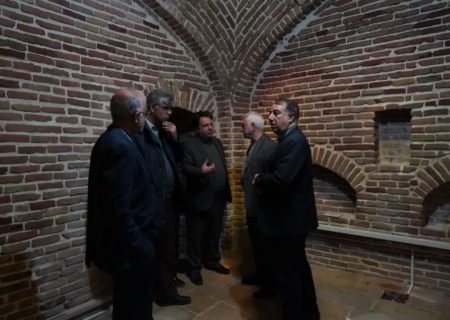 بازدید مدیرعامل صندوق توسعه و احیا از حمام ارامنه همدان